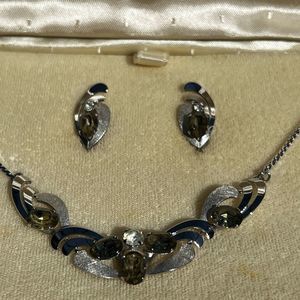 Vintage Van Dell Sterling Silver Necklace and Earrings